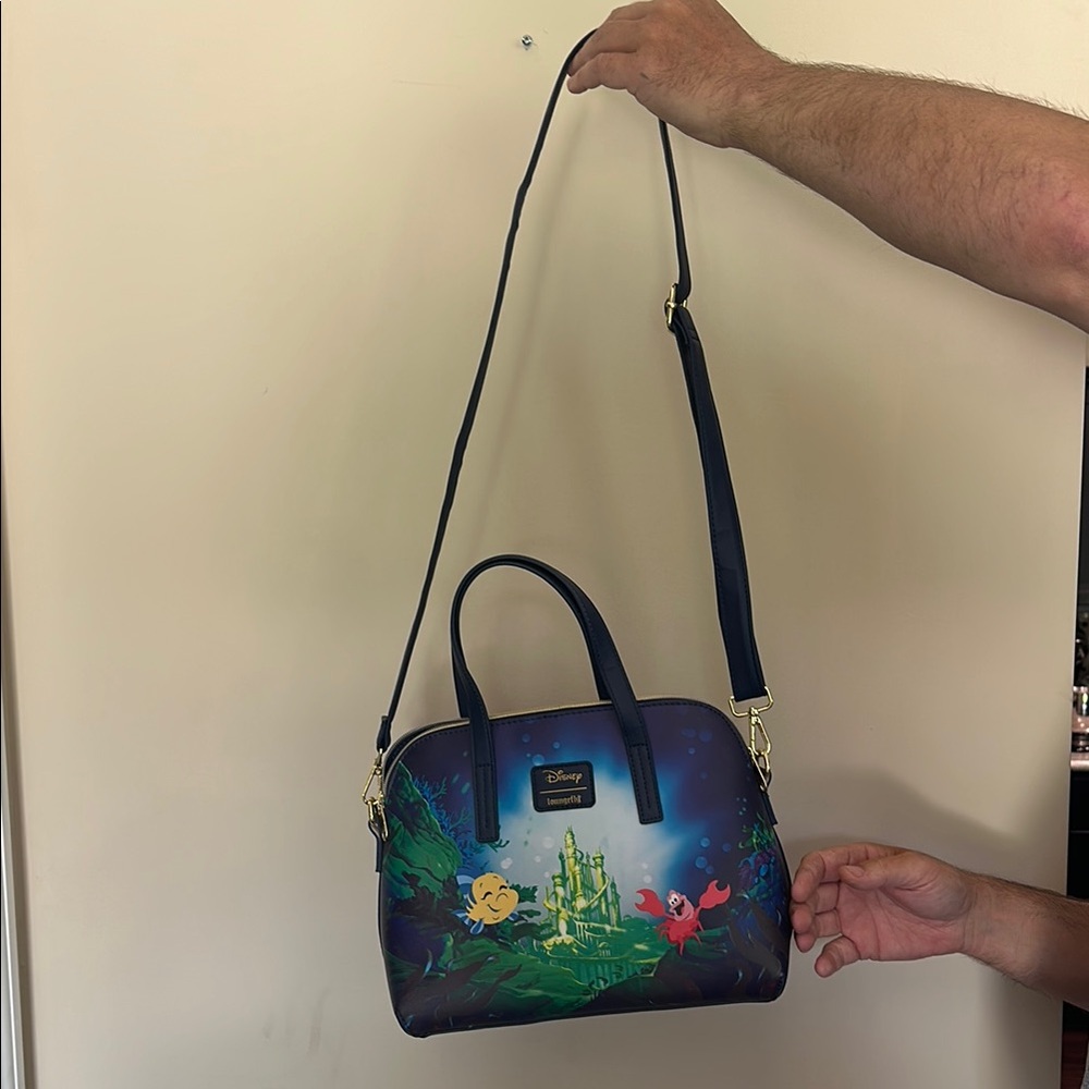 Loungefly Blue Artistic Shoulder Bag